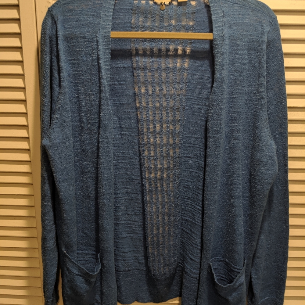 Lucky brand cardigan blue